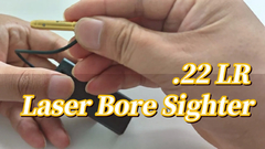 .22 LR Lasersal ve Tüfeğin Demir Görme ve Optik Alanı sıfırlama