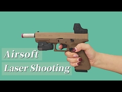 Airsoft Glock Tabanca Namlu Titreşimli Lazer Eğitim Kartuşu Lazer Atış Simülasyonu