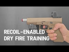 Geri çekilme etkinleştirilmiş kuru ateş eğitim lazer kartuşu hava ve airsoft tabanca lazer atış simülatörü için