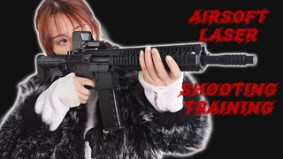 Airsoft Tüfek Titreşim Namlu Lazer Kartuşu Geri Tepme Kuru Ateş Eğitimi Lazer Çekim Simülasyonu için