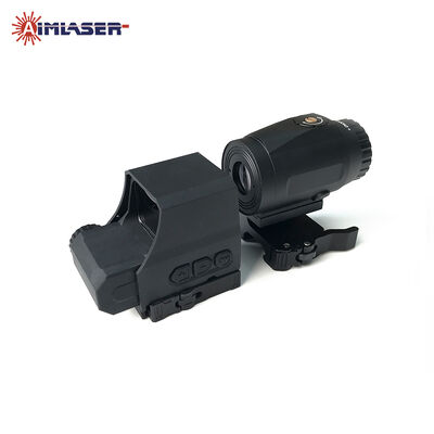 Real Holographic Diffraction Sight and 3X Magnifier Tactical Optics